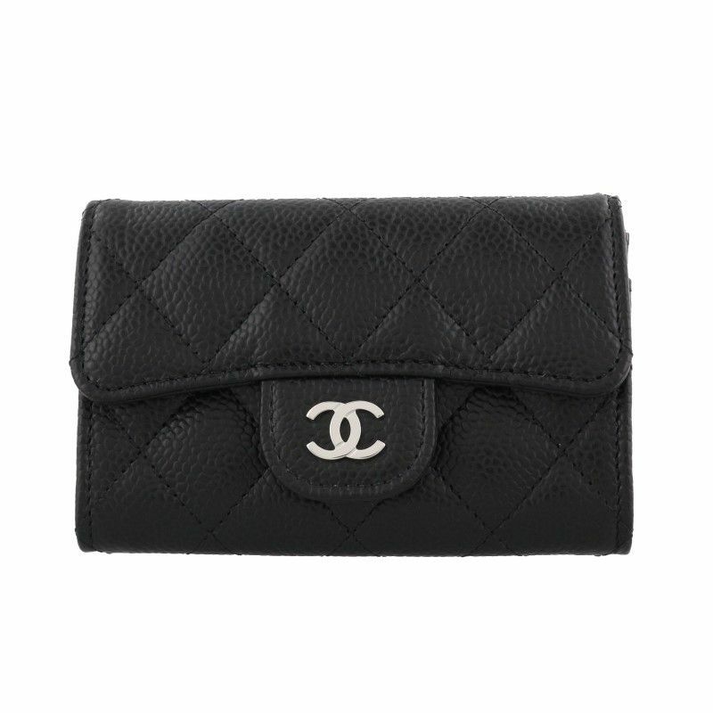 シャネル カードケース レディース ブラック CHANEL AP0214 Y01864 
