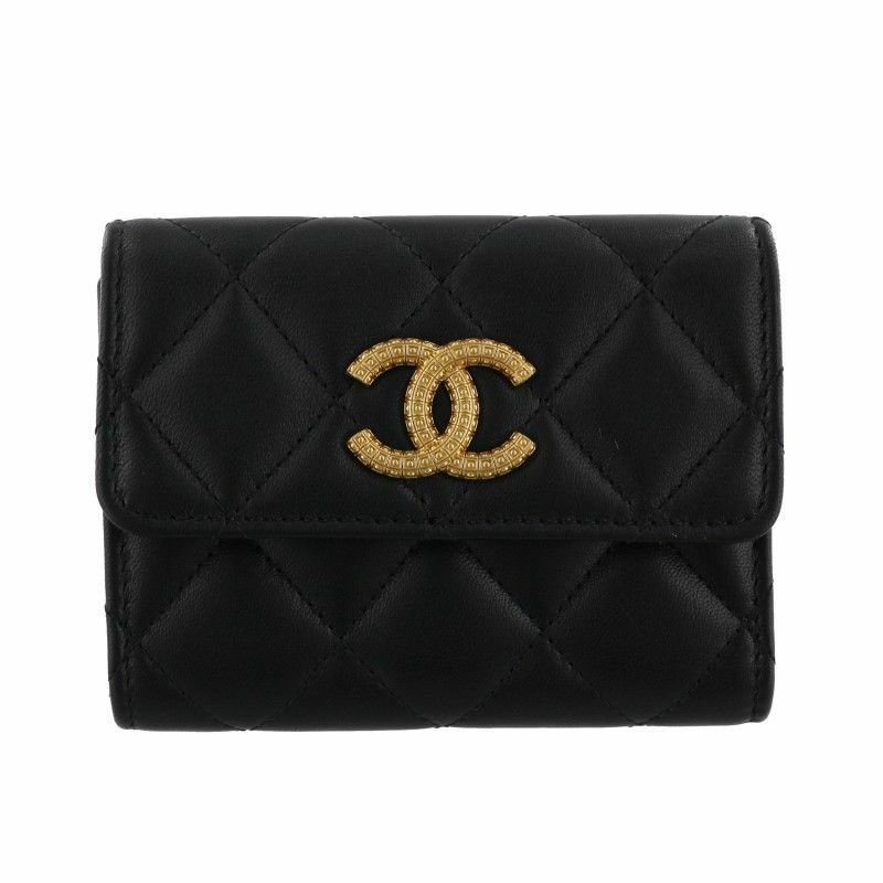 シャネル カードケース レディース ブラック CHANEL AP0214 Y01864 