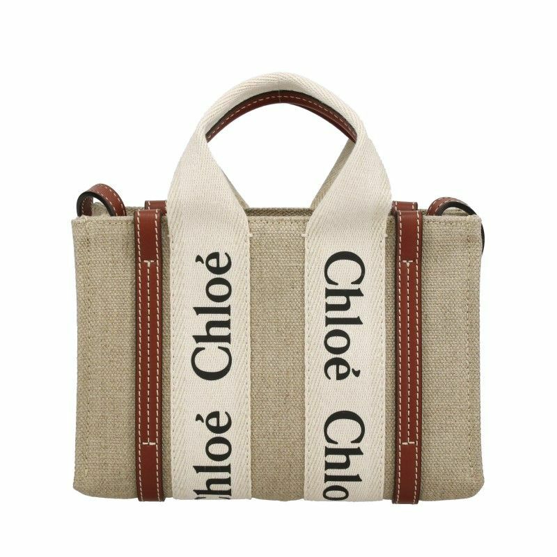クロエ Chloe ハンドバッグ レディース WOODY ベージュ CHC22AP237 I26  