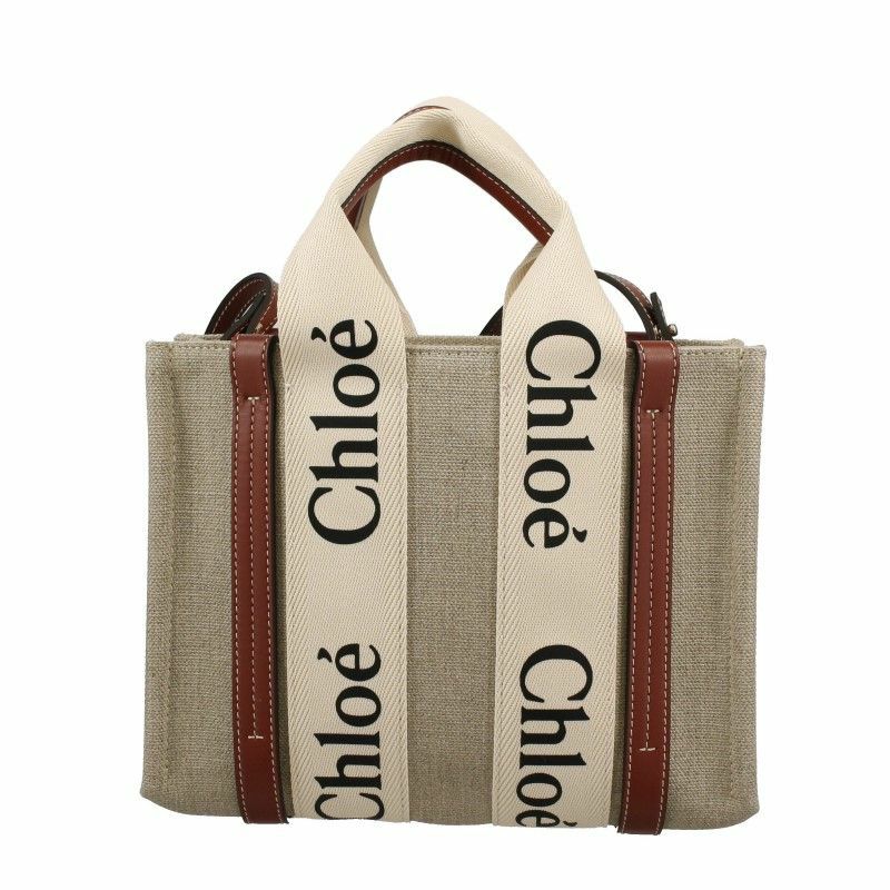 クロエ Chloe トートバッグ レディース WOODY ブラウン CHC22AS397I26 90U WHITE BROWN | GINZA  LoveLove（ラブラブ）