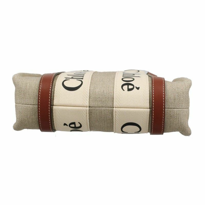 クロエ Chloe トートバッグ レディース WOODY ブラウン CHC22AS397I26 90U WHITE BROWN