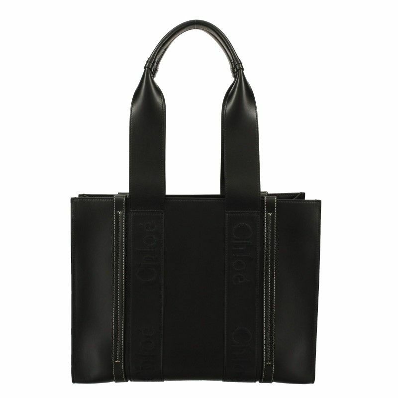 クロエ Chloe トートバッグ レディース ウッディ ブラック CHC23US383  