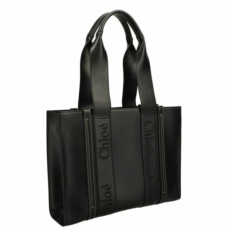 クロエ Chloe トートバッグ レディース ウッディ ブラック CHC23US383 
