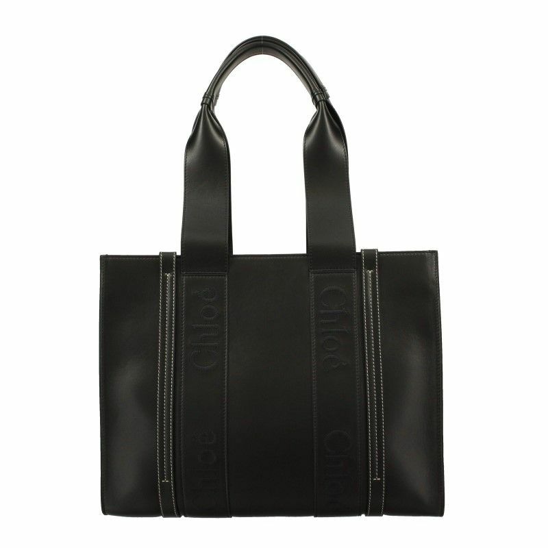 クロエ Chloe トートバッグ レディース ウッディ ブラック CHC23US383 