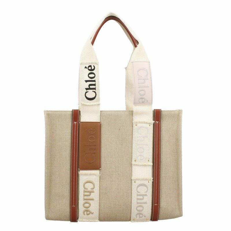 クロエ Chloe トートバッグ レディース ウッディ ロゴ CHC23US383 K47 93C BROWN BEIGE1 A4 | GINZA  LoveLove（ラブラブ）