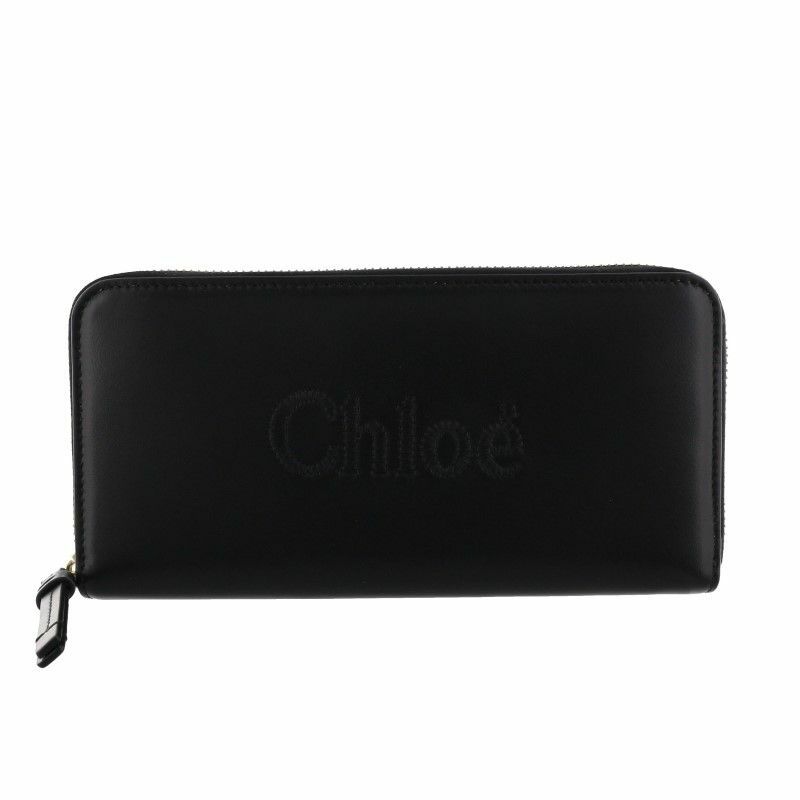 クロエ Chloe 長財布 ラウンドファスナー レディース ブラック 
