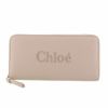 クロエ Chloe 長財布 レディース ピンク CHC23AP970 I10 6J5 CEMENT PINK ロゴ 無地