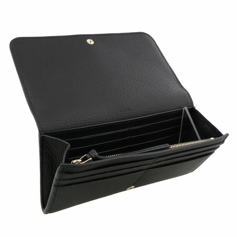 クロエ Chloe 長財布 レディース ブラック CHC21WP942 F57 001 BLACK  