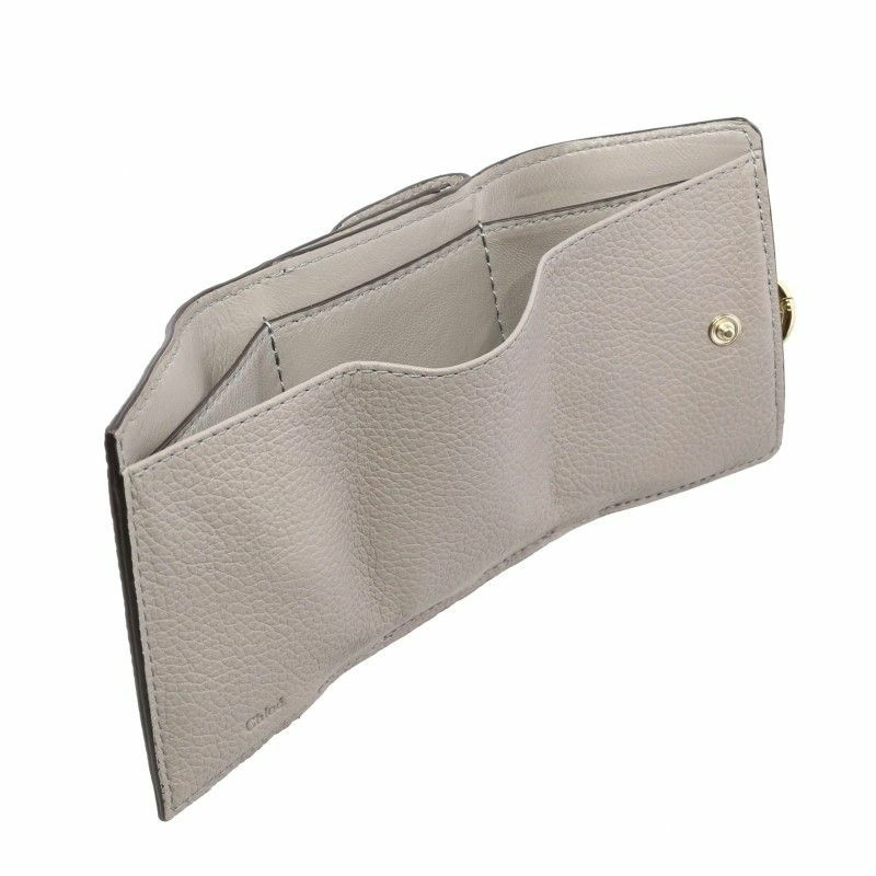 クロエ Chloe 三つ折り財布 ミニ財布 レディース グレー CHC21WP946 F57 053 CASHMERE GREY