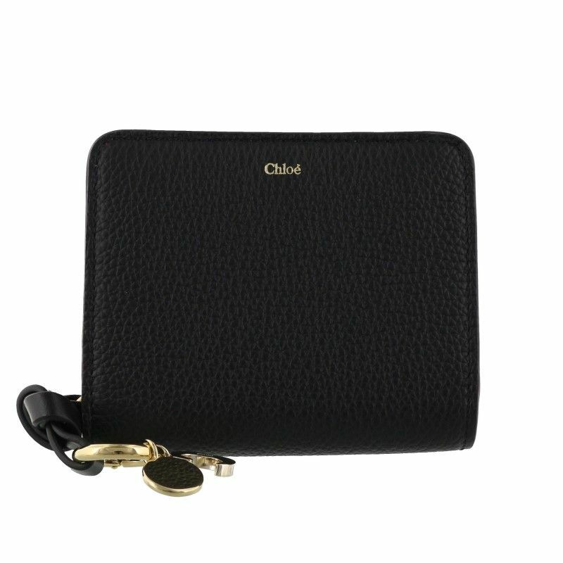 クロエ Chloe 二つ折り財布 レディース アルファベット ブラック CHC22WP765 F57 001 BLACK