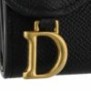 クリスチャンディオール Dior 三つ折り財布 レディース ロータス ブラック S5652 CBAA M900