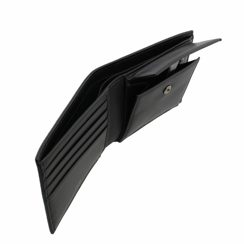 入手困難 Dior 二つ折り財布 ブラック Dior 二つ折り財布 ブラック（Dior ブラック レザー 二つ折り