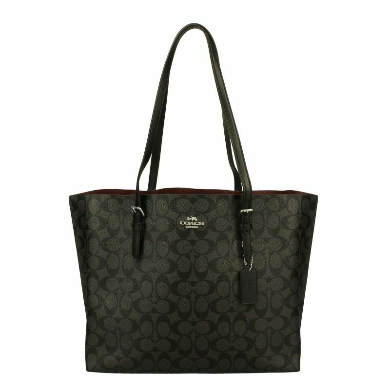 【極美品】COACH ブラックトートバッグ 中型 レディスバッグ cr664-b4_bk.jpg