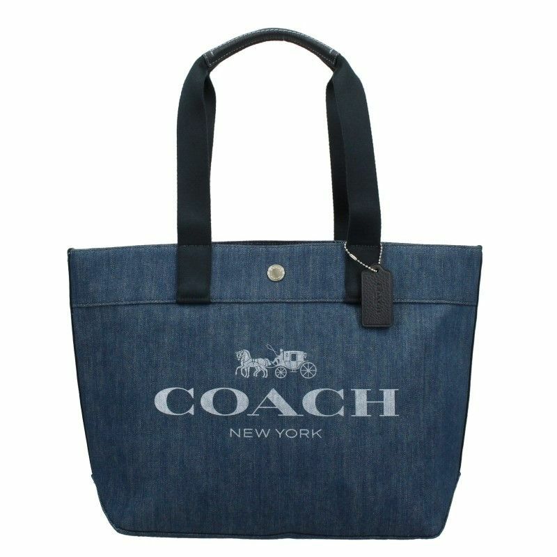 COACH ボストンバック デニム生地素材デニム