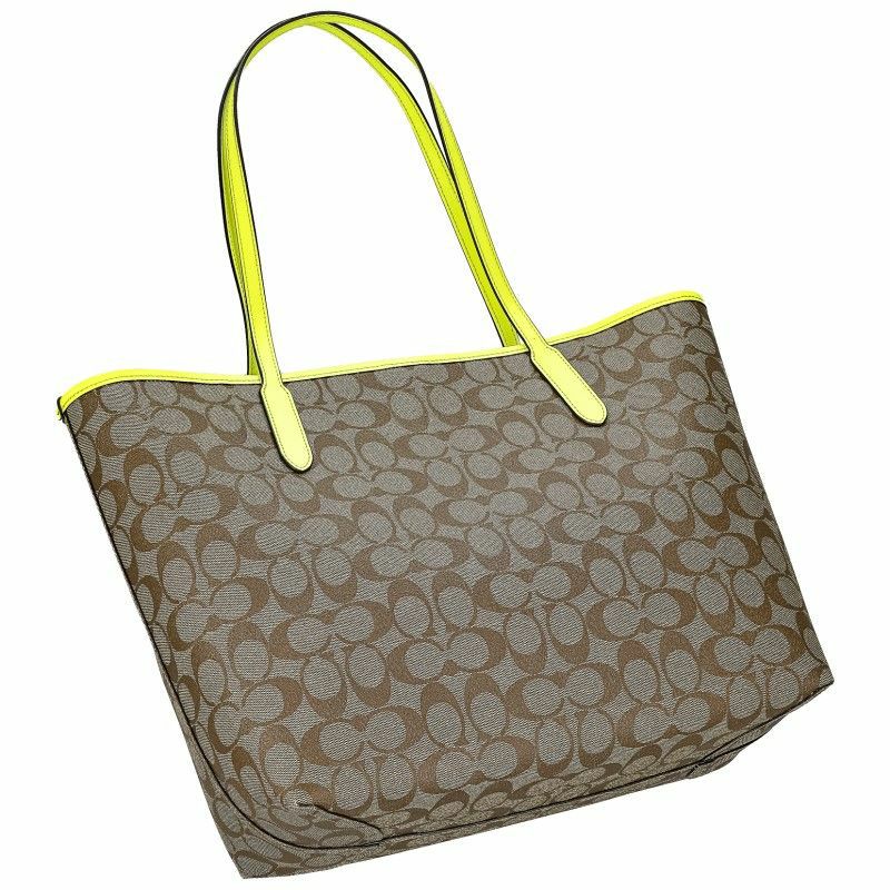 コーチ アウトレット COACHアウトレット トートバッグ レディース カーキ 5696 QBT3K