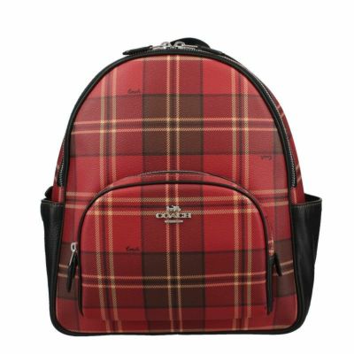 Coach discount backpack red