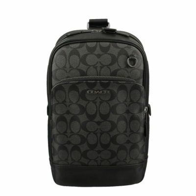 コーチ アウトレット COACH ショルダーバッグ メンズ チャコール