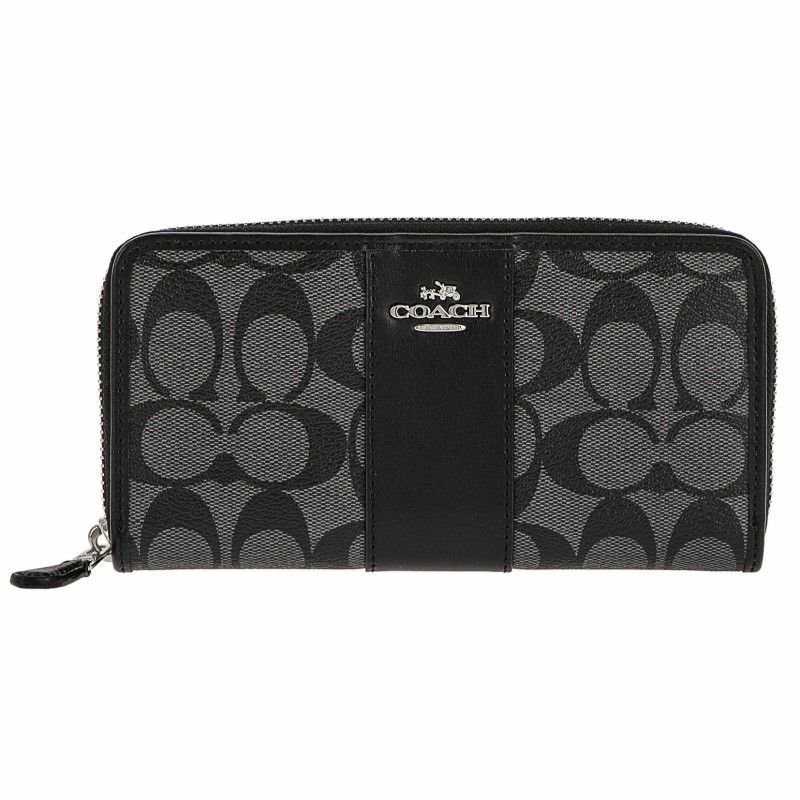 コーチ アウトレット COACH 長財布 レディース シグネチャー ブラック 