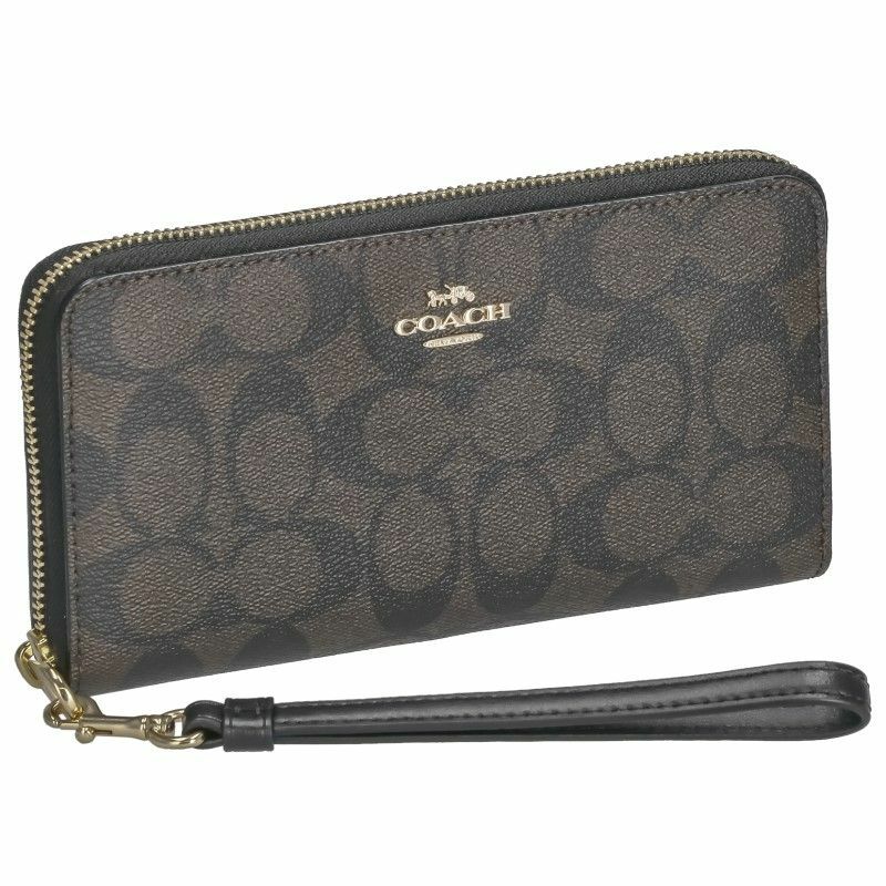 コーチ アウトレット COACH 長財布 レディース ブラウン/ブラック  