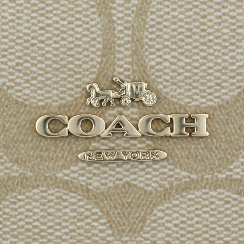 COACH OUTLET コーチアウトレット 二つ折り財布 レディース ライトカーキ チョーク 88913 IMDQC