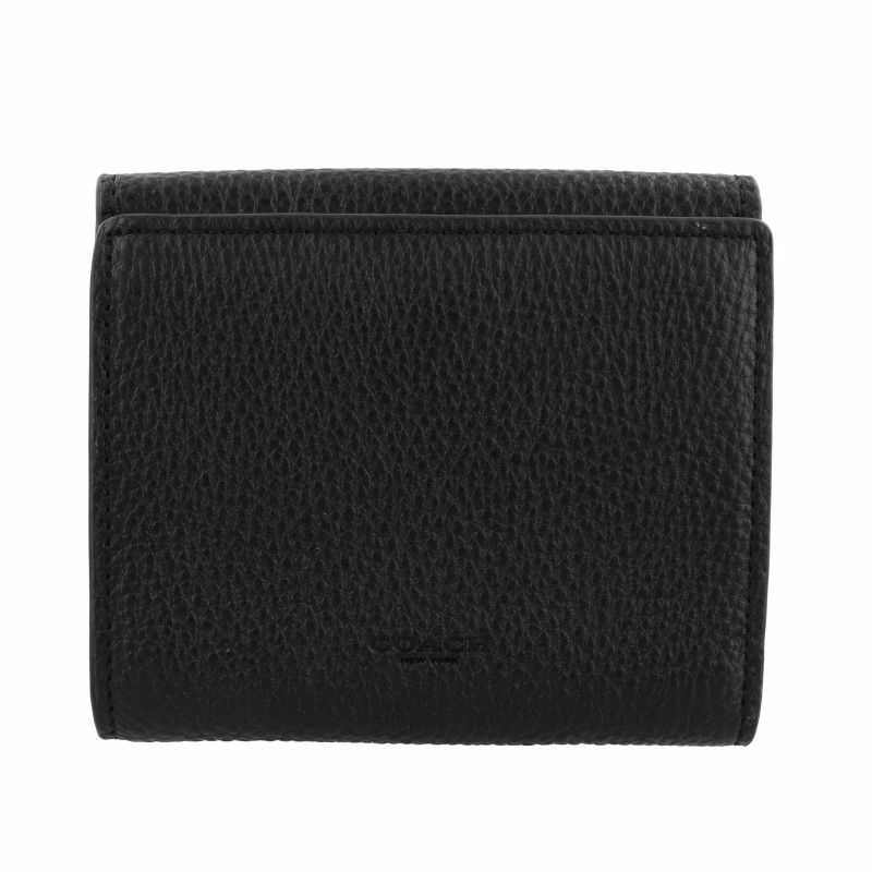 コーチ アウトレット COACH 二つ折り財布 シグネチャー ブラウン ブラック 7250 IMAA8
