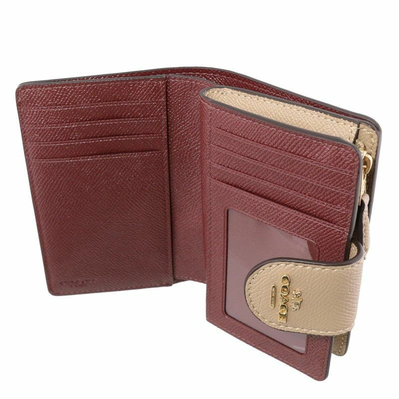 コーチ アウトレット COACH 二つ折り財布 レディース トープ 6390 IMTAU