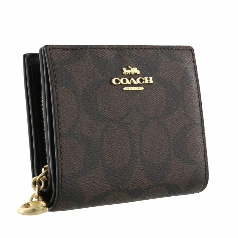 コーチ アウトレット COACH 二つ折り財布 レディース ブラウン