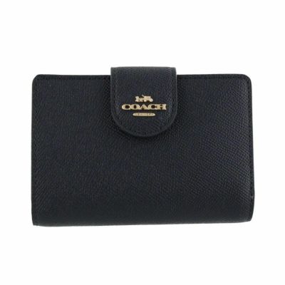 コーチ アウトレット COACH 二つ折り財布 レディース ミッドナイト 6390 IMMID