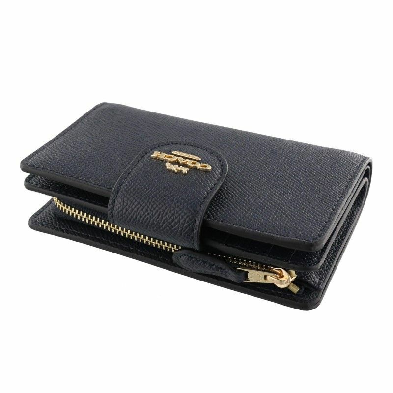 コーチ アウトレット COACH 二つ折り財布 レディース ミッドナイト 6390 IMMID