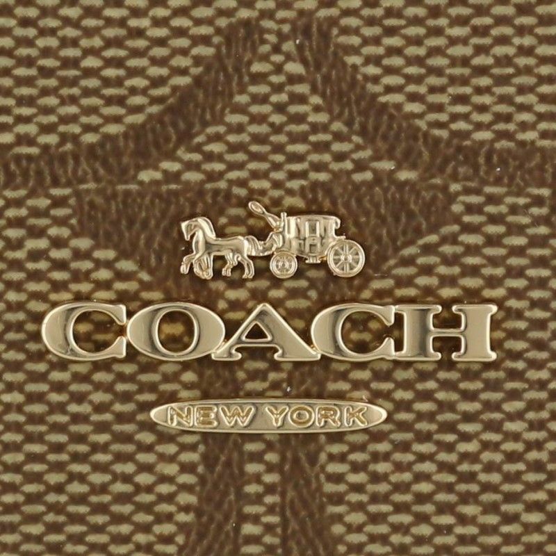 コーチ アウトレット COACH コインケース シグネチャー カーキ サドル 88208 IME74