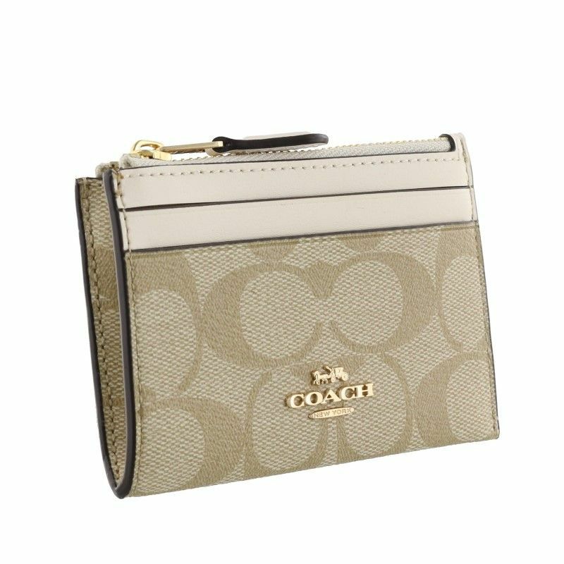 コーチ アウトレット COACH コインケース シグネチャー ライトカーキ 
