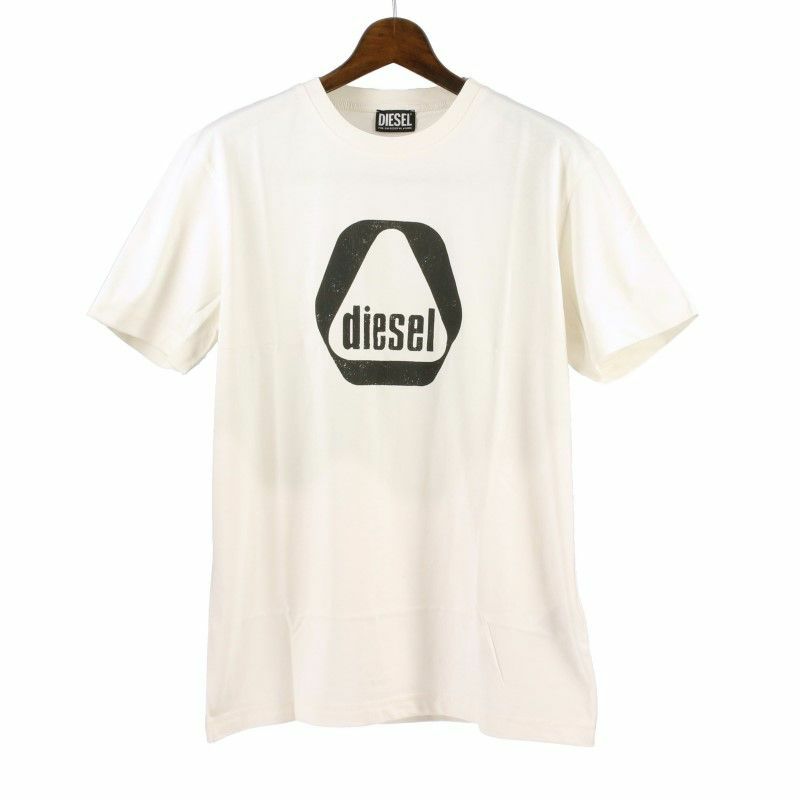DIESEL ディーゼル Tシャツ メンズ T DIEGER G10 XLサイズ ホワイト ...