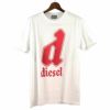 DIESEL ディーゼル Tシャツ メンズ T DIEGOR K54 ホワイト XLサイズ A08681 0GRAI 100 WH