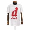 DIESEL ディーゼル Tシャツ メンズ T DIEGOR K54 ホワイト XLサイズ A08681 0GRAI 100 WH