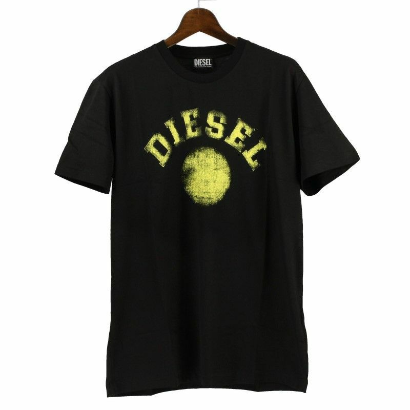 DIESEL ディーゼル Tシャツ メンズ T DIEGOR K56 ブラック XLサイズ A08682 0GRAI 9XX BK