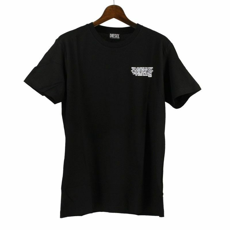 DIESEL ディーゼル Tシャツ メンズ T DIEGOR K57 ブラック XLサイズ A08696 0GRAI 9XX BK