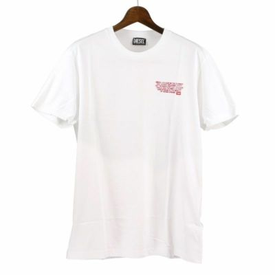 DIESEL ディーゼル Tシャツ 半袖 メンズ T JUST K3 ホワイト XLサイズ ...
