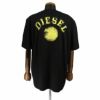 DIESEL ディーゼル Tシャツ 半袖 メンズ T JUST K3 ブラック Lサイズ A08687 0GRAI 9XX BK