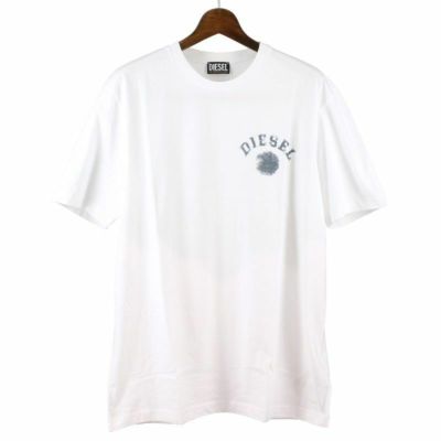 DIESEL ディーゼル Tシャツ 半袖 メンズ T JUST K3 ホワイト XLサイズ ...