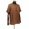 ディーゼル DIESEL Tシャツ メンズ A03843-0HAYU Lサイズ ブラウン A03843-0HAYU 7BP BROWN