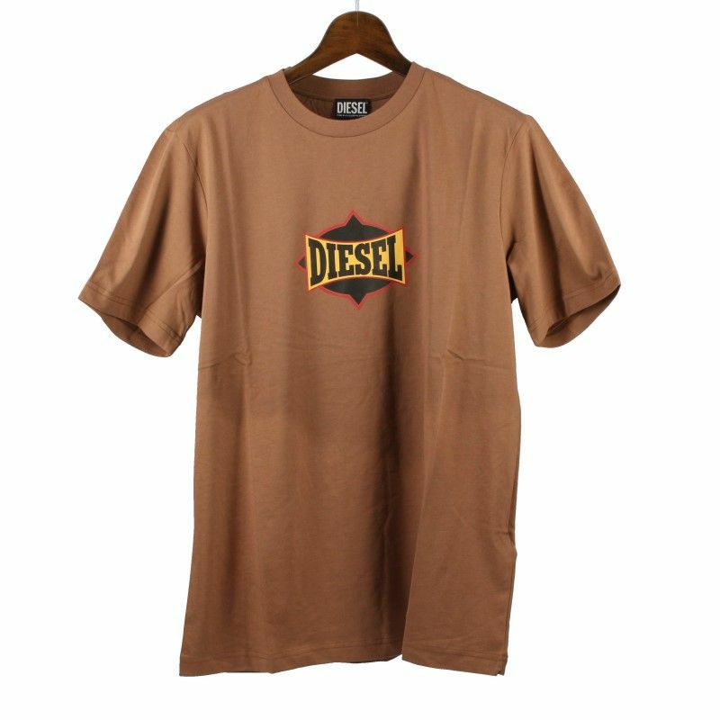 ディーゼル DIESEL Tシャツ メンズ A03843-0HAYU Mサイズ ブラウン A03843-0HAYU 7BP BROWN