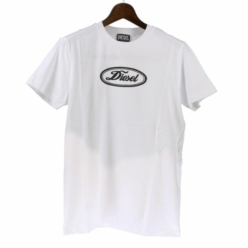 ディーゼル DIESEL Tシャツ メンズ A05216-0HAYU Lサイズ ホワイト A05216-0HAYU 100 WH