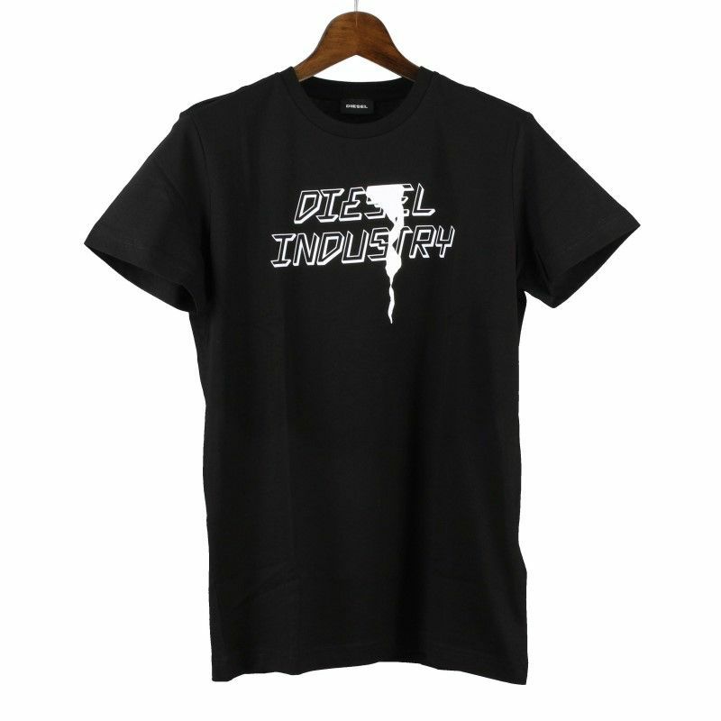 ディーゼル DIESEL Tシャツ メンズ T-DIEGo-J25 Mサイズ ブラック SDNX-0091A 900 BK