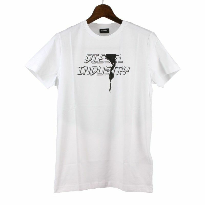 ディーゼル DIESEL Tシャツ メンズ T-DIEGo-J25 Mサイズ ホワイト SDNX-0091A 100 WH