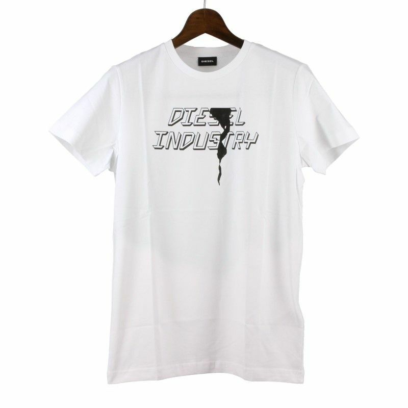 ディーゼル DIESEL Tシャツ メンズ T-DIEGo-J25 XSサイズ ホワイト SDNX-0091A 100 WH