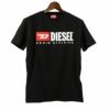 ディーゼル DIESEL Tシャツ メンズ T-DIEGOR-DIV Lサイズ ブラック A03766-0AAXJ 9XX BK