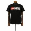 ディーゼル DIESEL Tシャツ メンズ T-DIEGOR-DIV Lサイズ ブラック A03766-0AAXJ 9XX BK