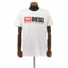 ディーゼル DIESEL Tシャツ メンズ T-DIEGOR-DIV Lサイズ ホワイト A03766-0AAXJ 100 WH