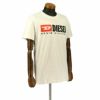 ディーゼル DIESEL Tシャツ メンズ T-DIEGOR-DIV Mサイズ ホワイト A03766-0AAXJ 100 WH