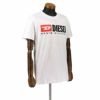 ディーゼル DIESEL Tシャツ メンズ T-DIEGOR-DIV XLサイズ ホワイト A03766-0AAXJ 100 WH